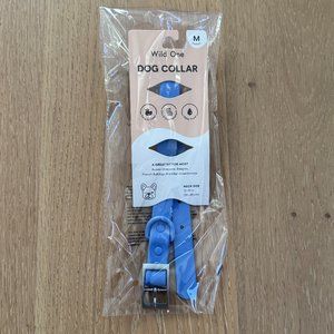 Wild One Collar, Size M, Moonstone Blue Color